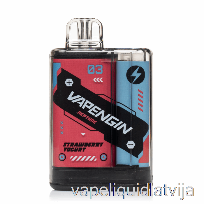 Vapengin Neptune 8000 Vienreizējās Lietošanas Zemeņu Jogurta Vape šķidrums